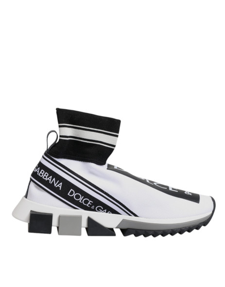 White Black Sorrento Socks Sneakers Shoes White Black Sorrento Socks Sneakers Shoes