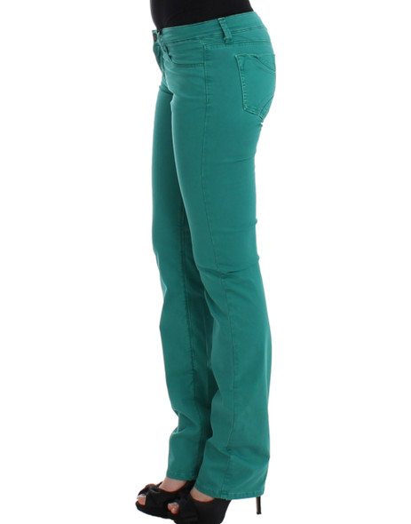 Green straight leg jeans Green straight leg jeans