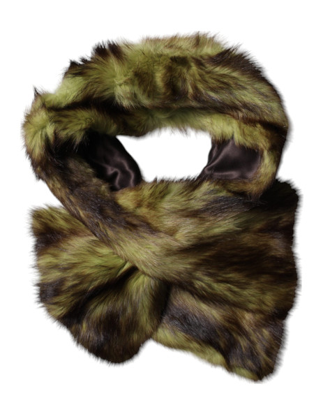 Dolce & Gabbana Multicolor Fur Shawl Neck Wrap Cover Collar Scarf Dolce & Gabbana Multicolor Fur Shawl Neck Wrap Cover Collar Scarf