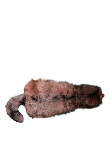 Pink Frost Fox Fur Neck Warmer Winter Scarf Pink Frost Fox Fur Neck Warmer Winter Scarf