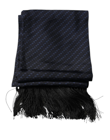 Dark Blue Fantasy Fringes Neck Wrap Scarf MS7441 Dark Blue Fantasy Fringes Neck Wrap Scarf MS7441