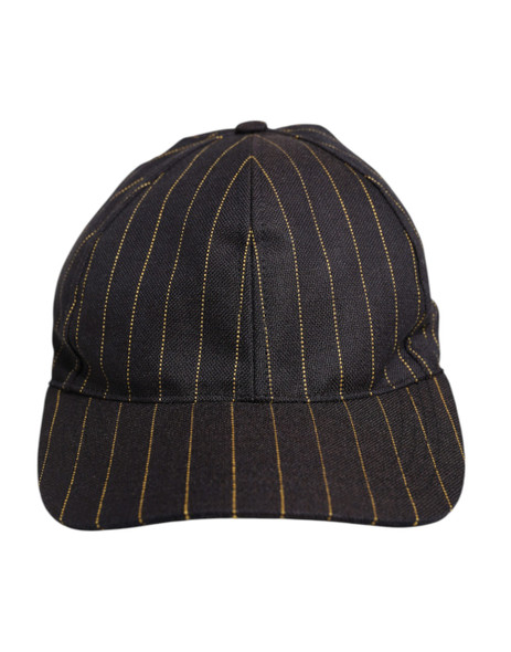 Dolce & Gabbana Brown Stripes Cotton 6 Panels Baseball Cap Dolce & Gabbana Brown Stripes Cotton 6 Panels Baseball Cap