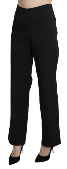 BENCIVENGA Black High Waist Straight Dress Trouser Pants BENCIVENGA Black High Waist Straight Dress Trouser Pants