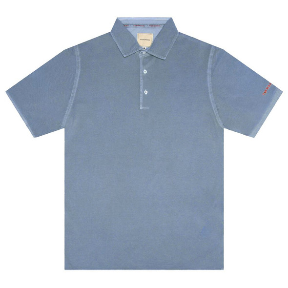Tramarossa Light Blue Cotton Men Polo Shirt Tramarossa Light Blue Cotton Men Polo Shirt