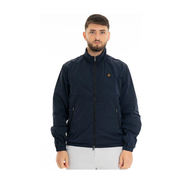 Blue Polyamide Men's Jacket RE-14967 Blue Polyamide Men's Jacket RE-14967