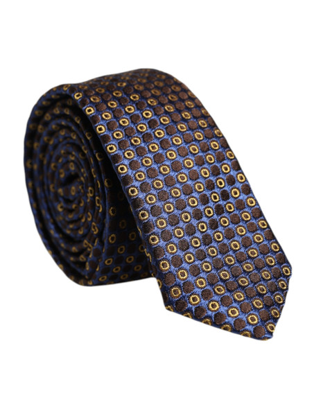 Multicolor Circles Silk Adjustable Necktie Tie Multicolor Circles Silk Adjustable Necktie Tie