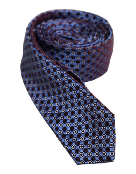 Multicolor Circles Silk Adjustable Necktie Tie KRA3476 Multicolor Circles Silk Adjustable Necktie Tie KRA3476