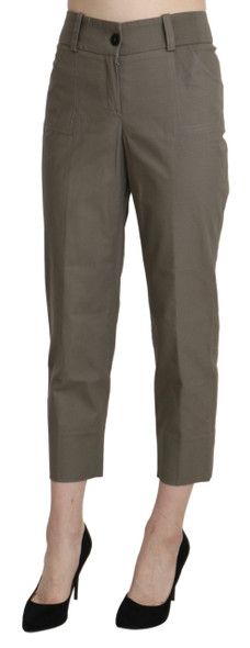 BENCIVENGA Gray High Waist Cropped Dress Trouser Pants BENCIVENGA Gray High Waist Cropped Dress Trouser Pants