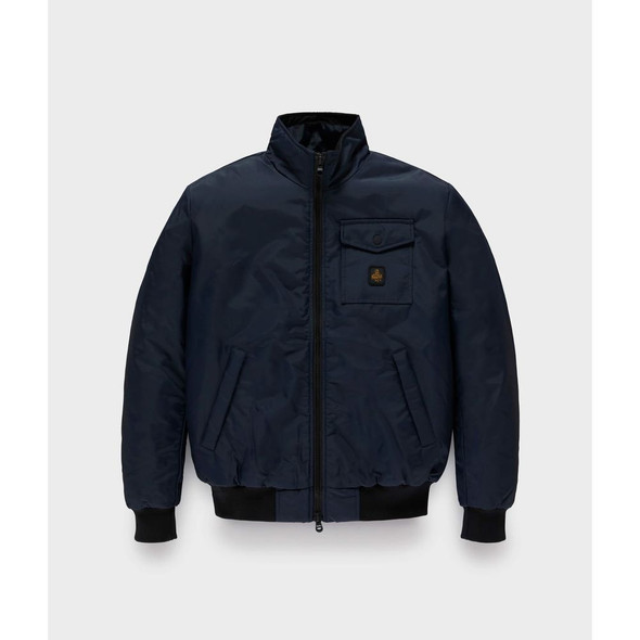 Refrigiwear Blue Polyamide Men Jacket RE-14979 Refrigiwear Blue Polyamide Men Jacket RE-14979