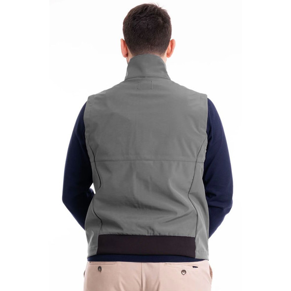 Brown Polyester Men Vest Brown Polyester Men Vest