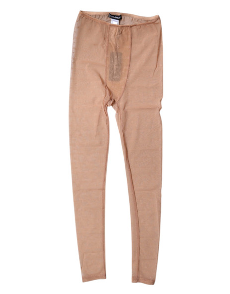 Dolce & Gabbana Nude Beige Logo Lace Lingerie Pants Underwear Dolce & Gabbana Nude Beige Logo Lace Lingerie Pants Underwear