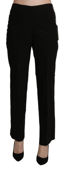 Black High Waist Straight Dress Trouser Pant Black High Waist Straight Dress Trouser Pant