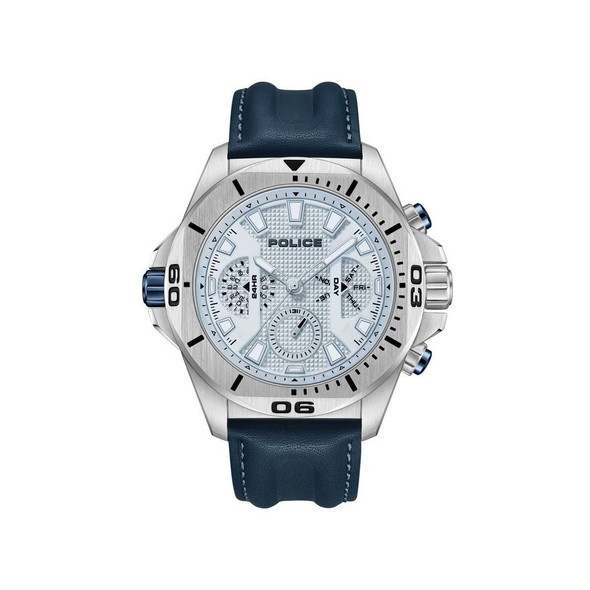 Blue Artificial Leather Watch POPEWJF0022503AC Blue Artificial Leather Watch POPEWJF0022503AC