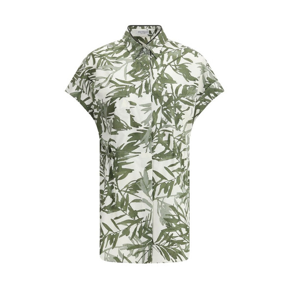 Leaf print Long Shirt Leaf print Long Shirt