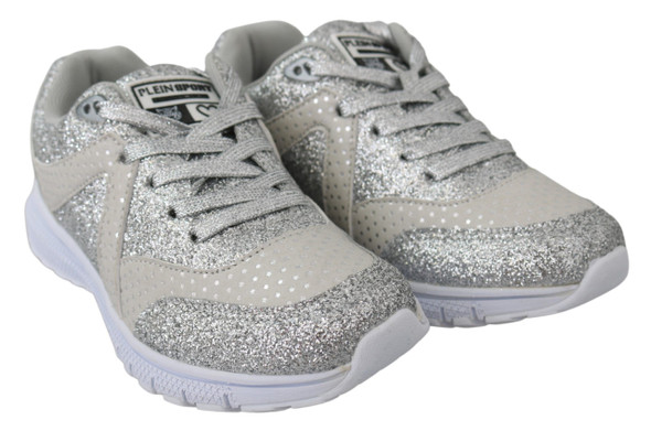 Chic Silver Runner Jasmines Sneakers Chic Silver Runner Jasmines Sneakers
