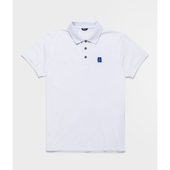 Refrigiwear White Cotton Polo Shirt Refrigiwear White Cotton Polo Shirt