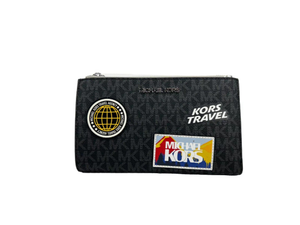 Jet Set Travel Double Zip Wristlet Wallet Jet Set Travel Double Zip Wristlet Wallet