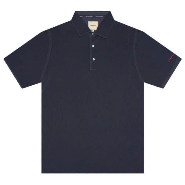 Tramarossa Blue Cotton Polo Shirt Tramarossa Blue Cotton Polo Shirt