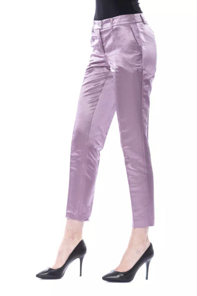 Purple Cotton Women Pants Purple Cotton Women Pants