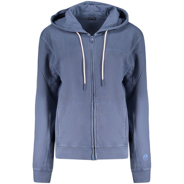Blue Cotton Women Sweater NO-35851 Blue Cotton Women Sweater NO-35851