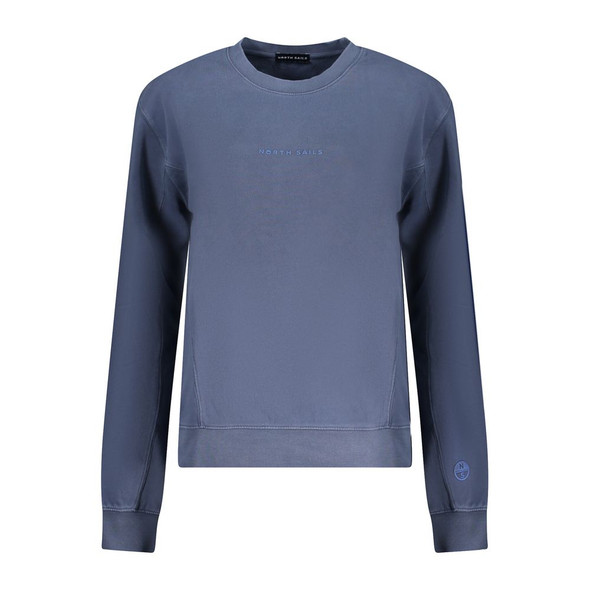 Blue Cotton Women Sweater NO-35858 Blue Cotton Women Sweater NO-35858