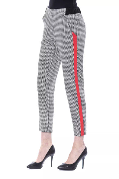 BYBLOS Black Viscose Women Pants BYBLOS Black Viscose Women Pants