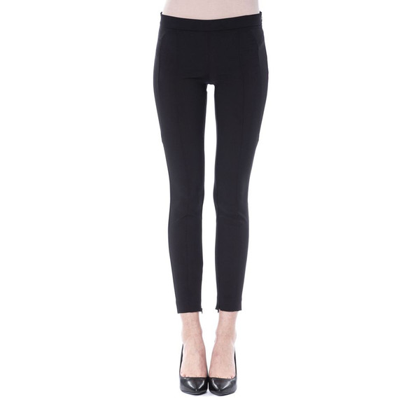 Black Polyester Women Pants BY-17640 Black Polyester Women Pants BY-17640