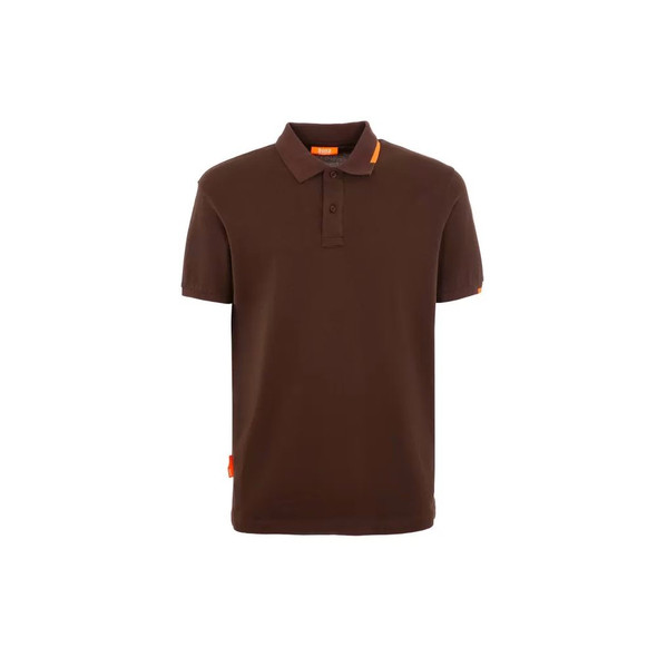Suns Brown Cotton Polo Shirt Suns Brown Cotton Polo Shirt