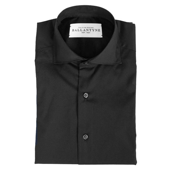 Black Cotton Men's Shirt BA-15080 Black Cotton Men's Shirt BA-15080