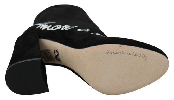 Black Suede L'Amore E'Bellezza Boots Shoes LA8143 Black Suede L'Amore E'Bellezza Boots Shoes LA8143