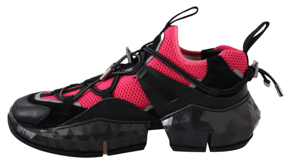 Electric Elegance Leather Mesh Sneakers Electric Elegance Leather Mesh Sneakers