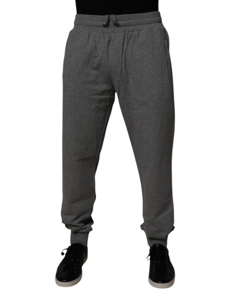 Gray Logo Cotton Jogger Men Sweatpants Pants Gray Logo Cotton Jogger Men Sweatpants Pants