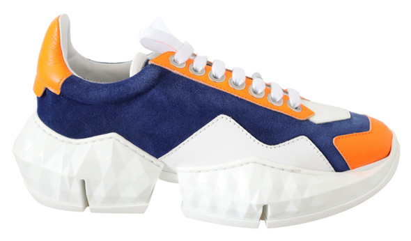 Electric Elegance Leather Mix Sneakers Electric Elegance Leather Mix Sneakers