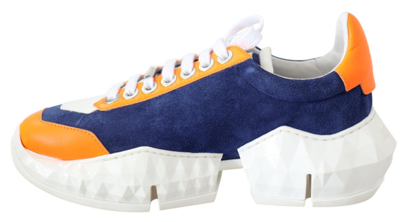 Electric Elegance Leather Mix Sneakers Electric Elegance Leather Mix Sneakers