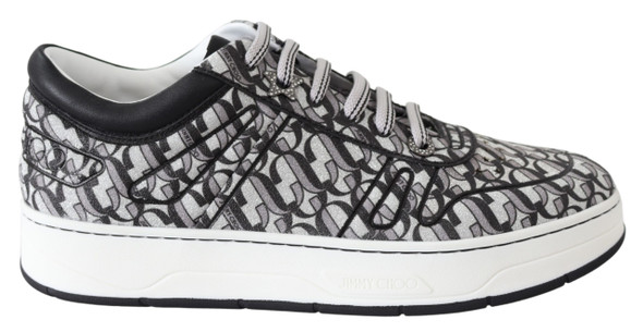 Glittering Slip-On Sneakers - Silver and Black Glittering Slip-On Sneakers - Silver and Black