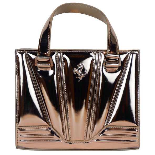Gray Leather Handbag FE-14950 Gray Leather Handbag FE-14950