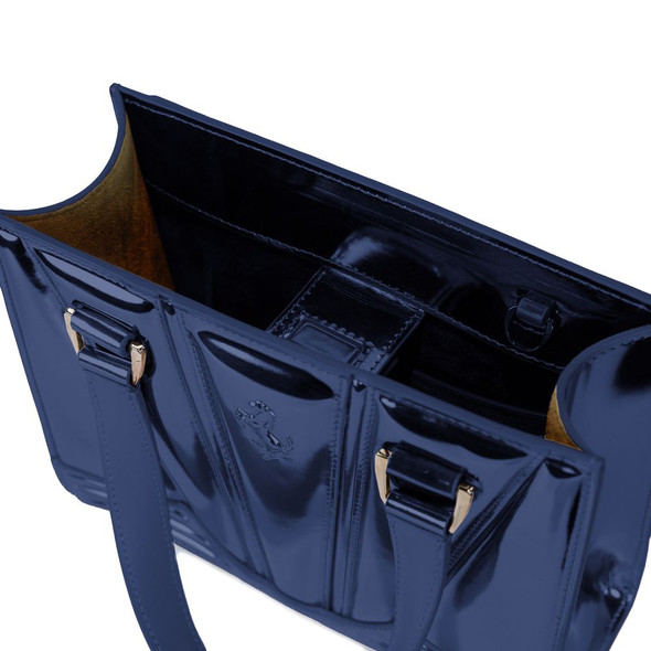 Blue Leather Handbag Blue Leather Handbag