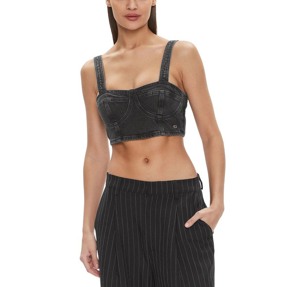 Black Recycled Cotton Top Black Recycled Cotton Top