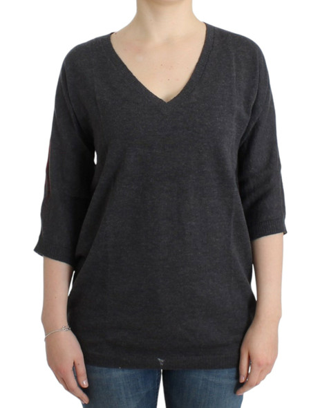 Gray short sleeved sweater Gray short sleeved sweater