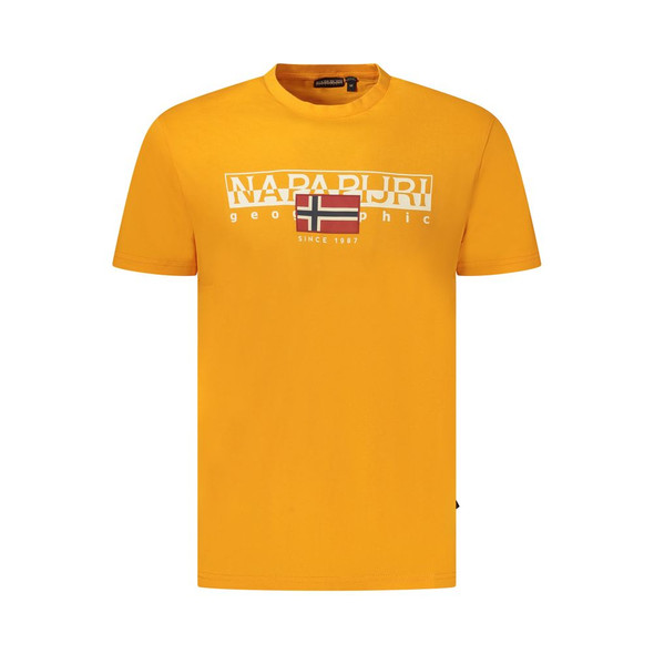 Orange Organic Cotton Men T-Shirt Orange Organic Cotton Men T-Shirt