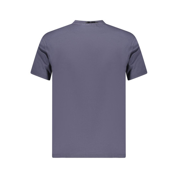 Napapijri Blue Cotton Men T-Shirt NA-35908 Napapijri Blue Cotton Men T-Shirt NA-35908
