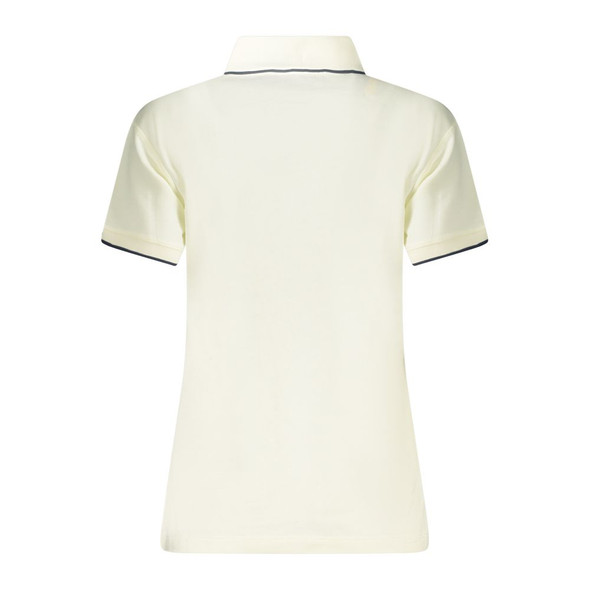 White Cotton Women Polo Shirt NO-35916 White Cotton Women Polo Shirt NO-35916