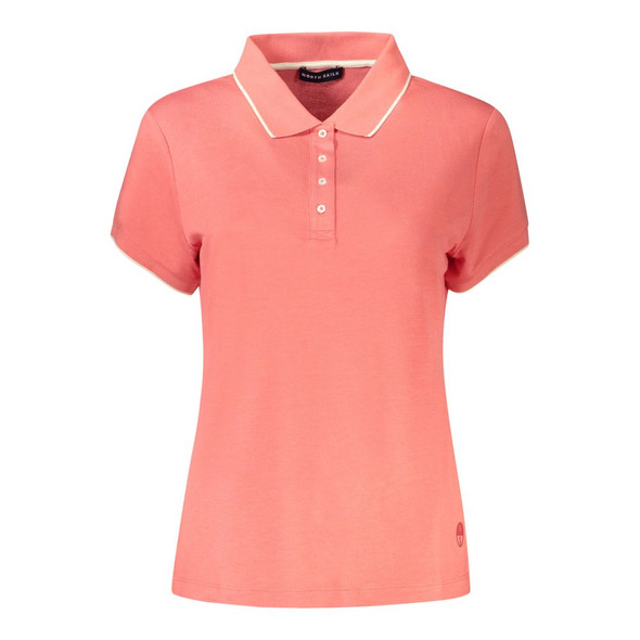 Pink Cotton Women Polo Shirt NO-35917 Pink Cotton Women Polo Shirt NO-35917