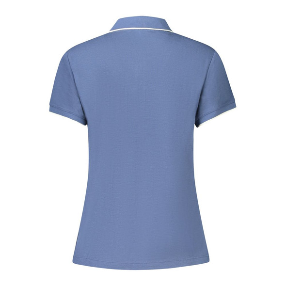 North Sails Blue Cotton Women Polo Shirt North Sails Blue Cotton Women Polo Shirt
