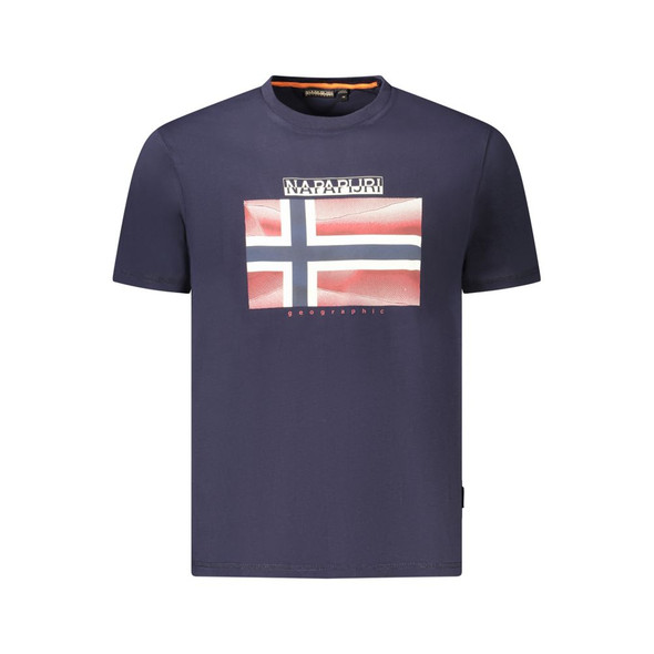 Blue Cotton Men T-Shirt NA-35895 Blue Cotton Men T-Shirt NA-35895