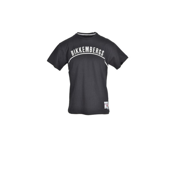 Bikkembergs Black Cotton T-Shirt Bikkembergs Black Cotton T-Shirt