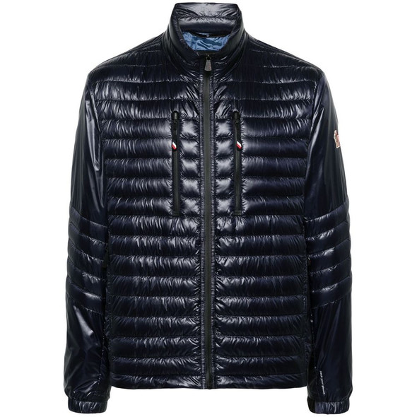 Moncler Blue Polyamide Jacket Moncler Blue Polyamide Jacket