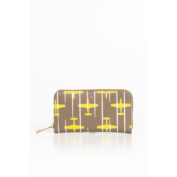 Trussardi Beige Leather Women Wallet Trussardi Beige Leather Women Wallet
