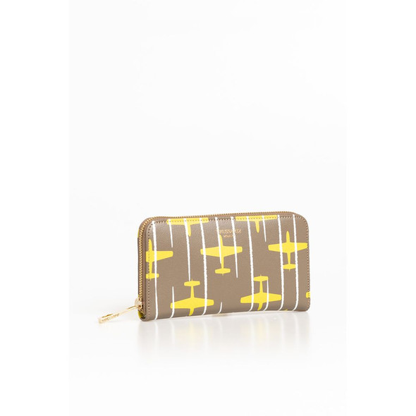 Beige Leather Women Wallet Beige Leather Women Wallet