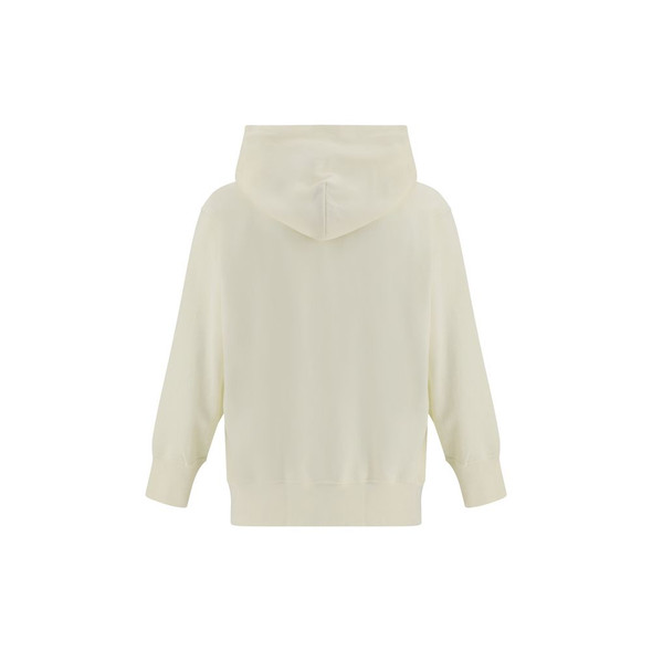 Hoodie with double zipper UNUC1E4811IVORYBB Hoodie with double zipper UNUC1E4811IVORYBB
